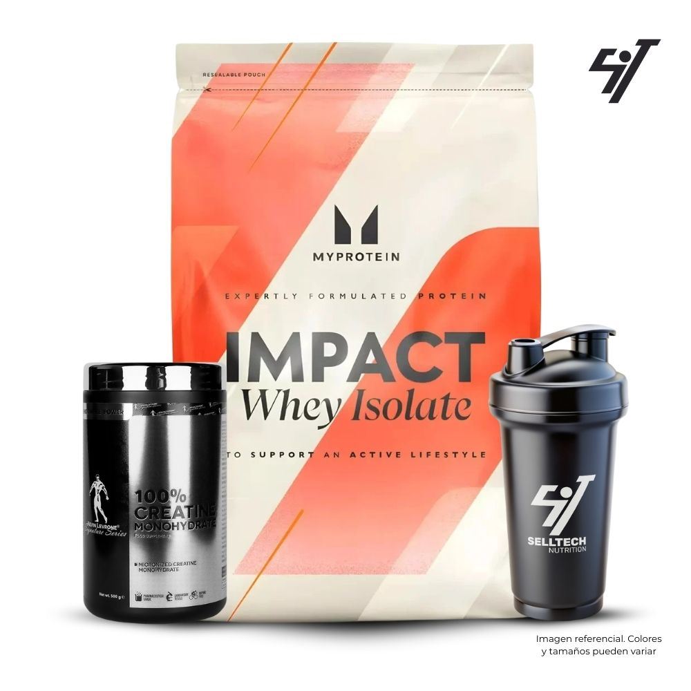 Impact Whey Isolate 2.5kg Chocolate+Creatina Kevin Levrone 500gr+Shaker