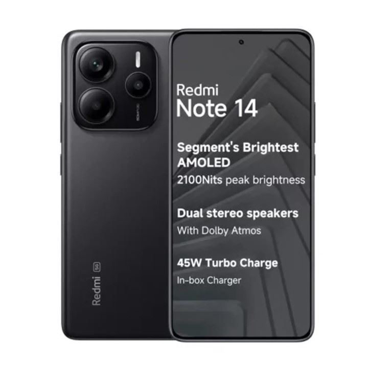 CELULAR XIAOMI REDMI NOTE 14 8GB 256GB NEGRO