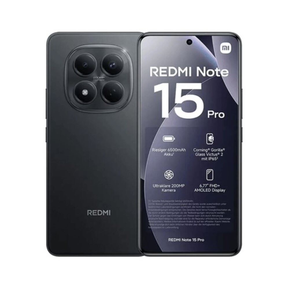CELULAR XIAOMI REDMI NOTE 15 PRO 8GB 256GB NEGRO