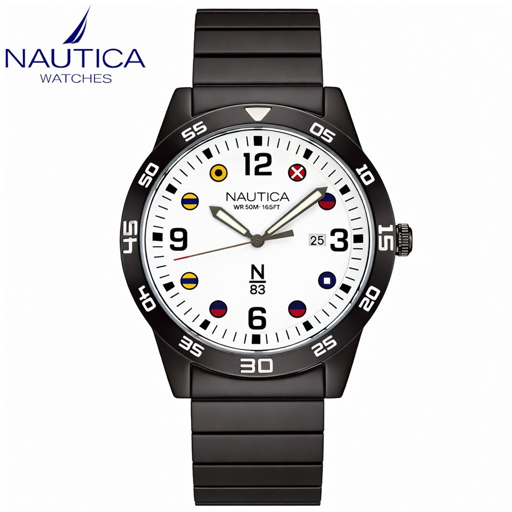Reloj Nautica N83 Puerto Ayora NAPPAS103 Fecha Dial Blanco