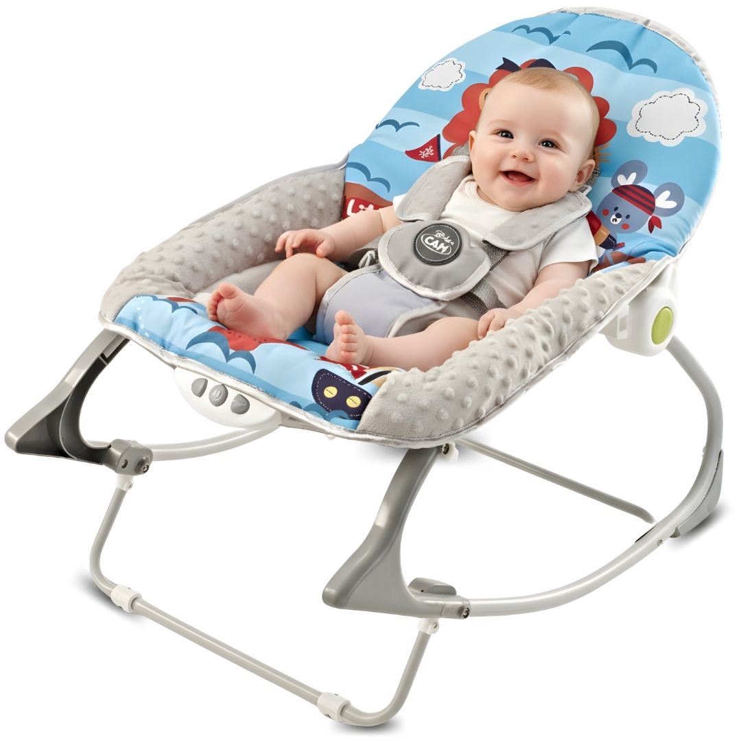 Silla Mecedora «NARAN» con Juguetes Didácticos Light Blue