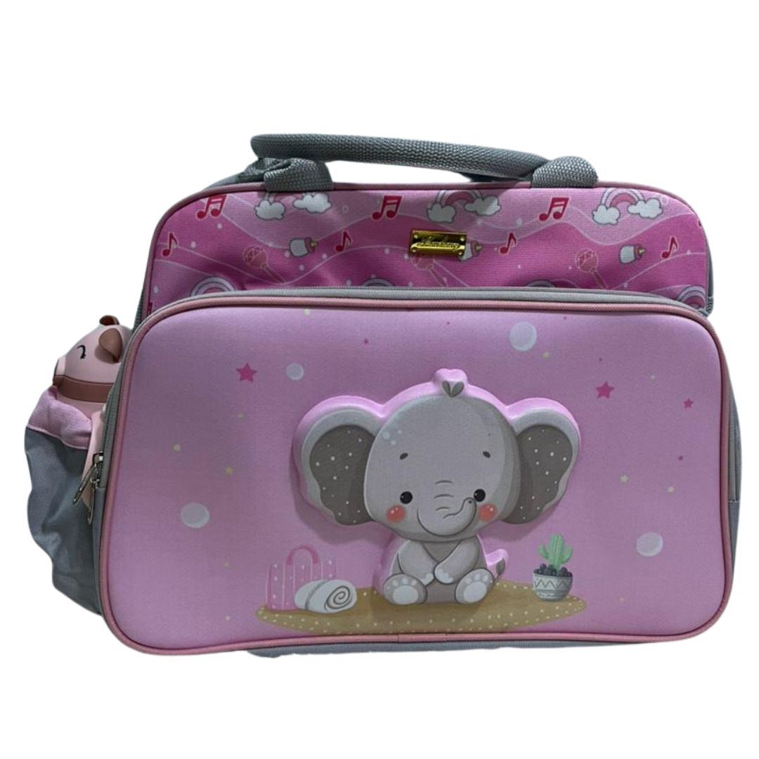 Bolso cartera pañalera para bebe con diseño