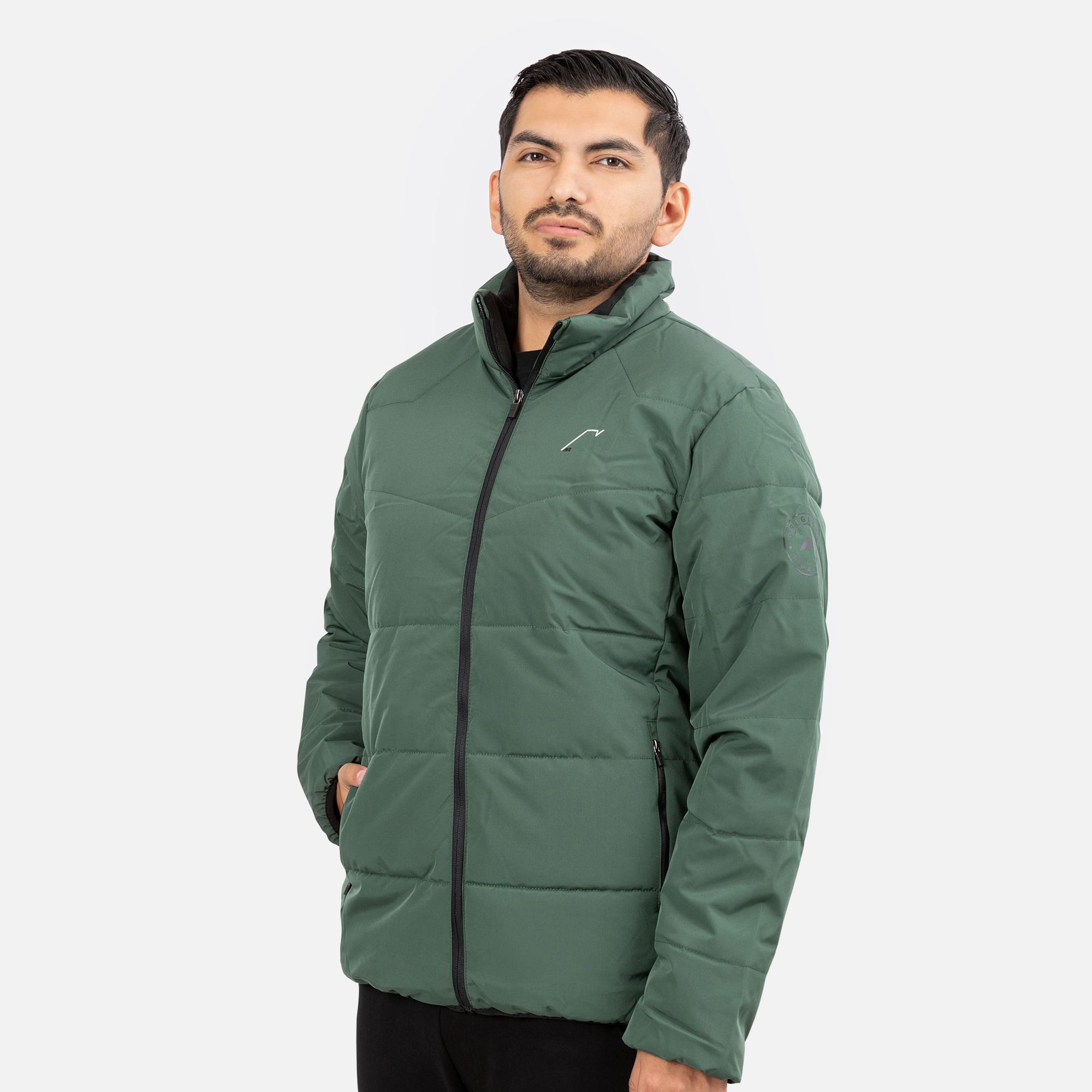 CASACA NEW ATHLETIC BEN VERDE MILITAR HOMBRE
