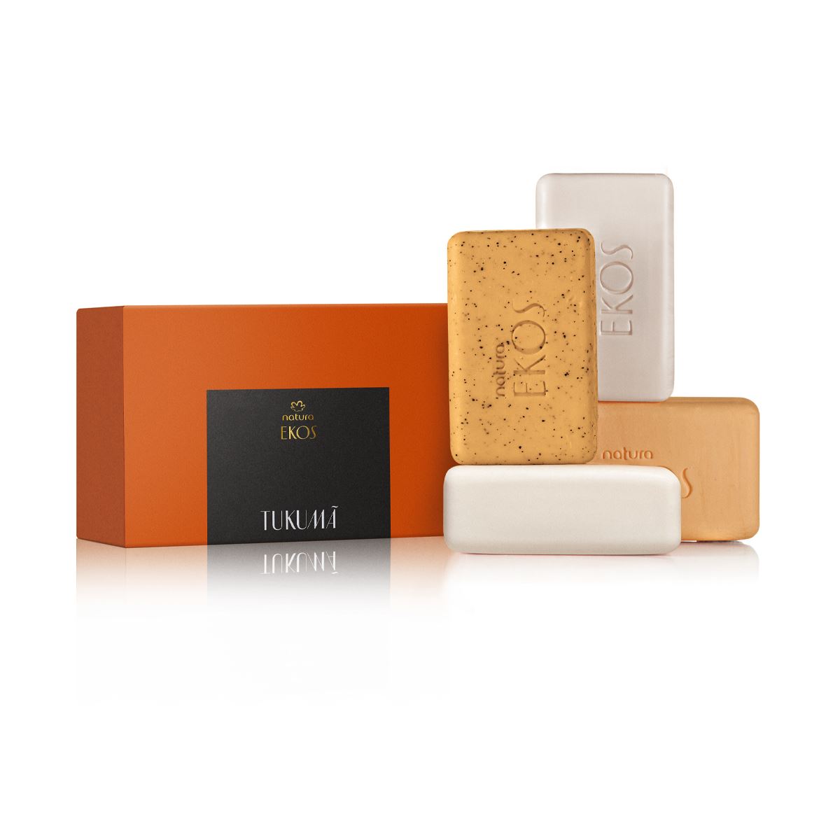 Jabones Tukumá en Barra Ekos 4unid 90g c/u
