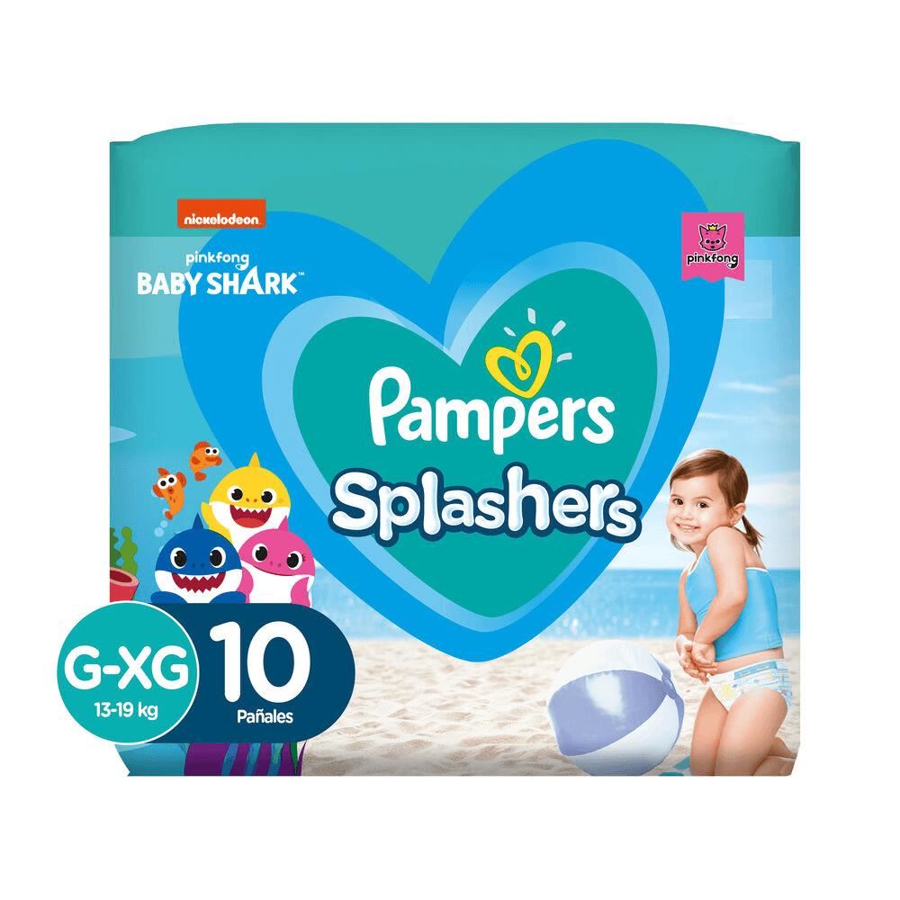 Pañales para Piscina Pampers Splashers Talla G-XG 10 un | Juntoz