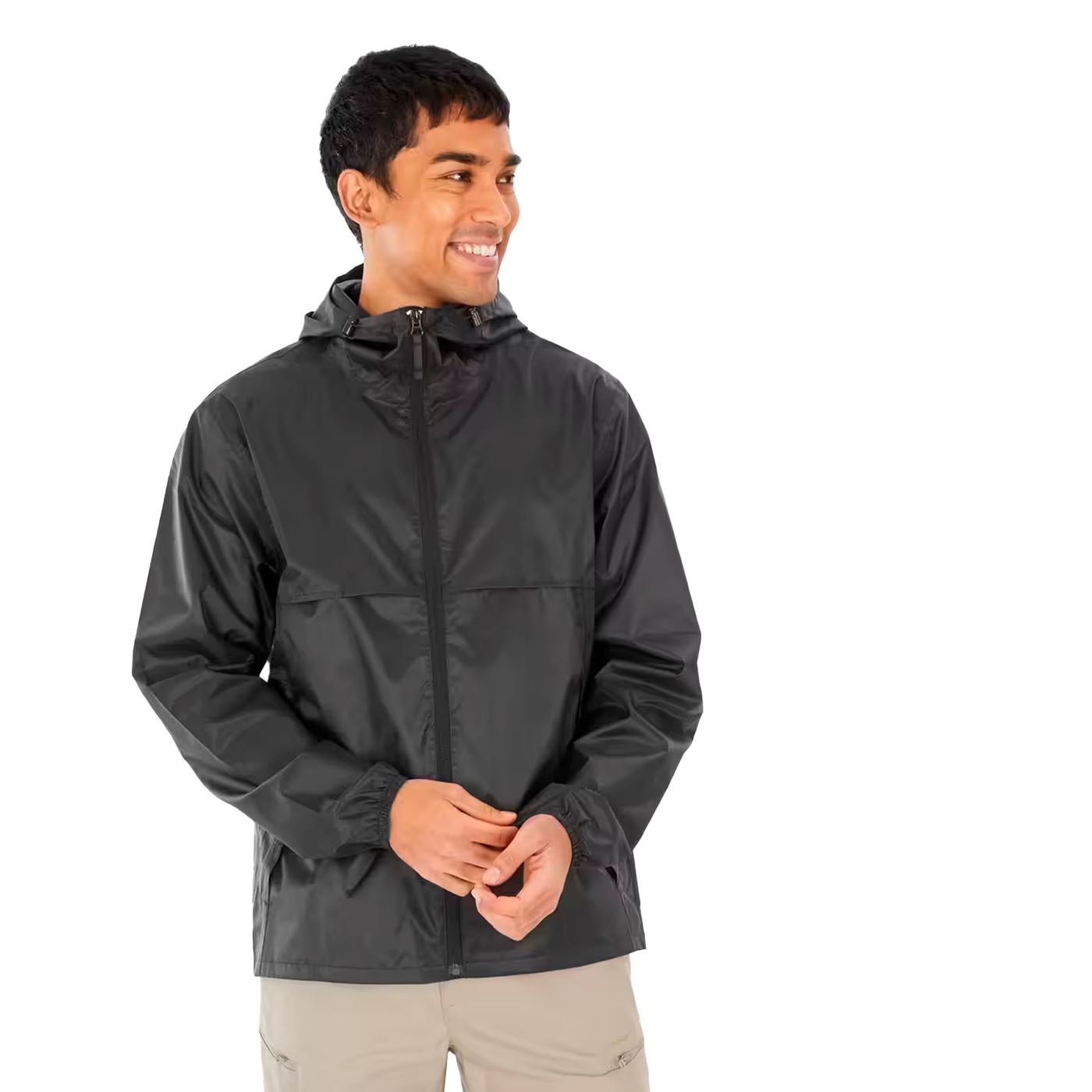 CHAQUETA IMPERMEABLE TRAVESÍA HOMBRE RAIN-CUT GRIS QUECHUA