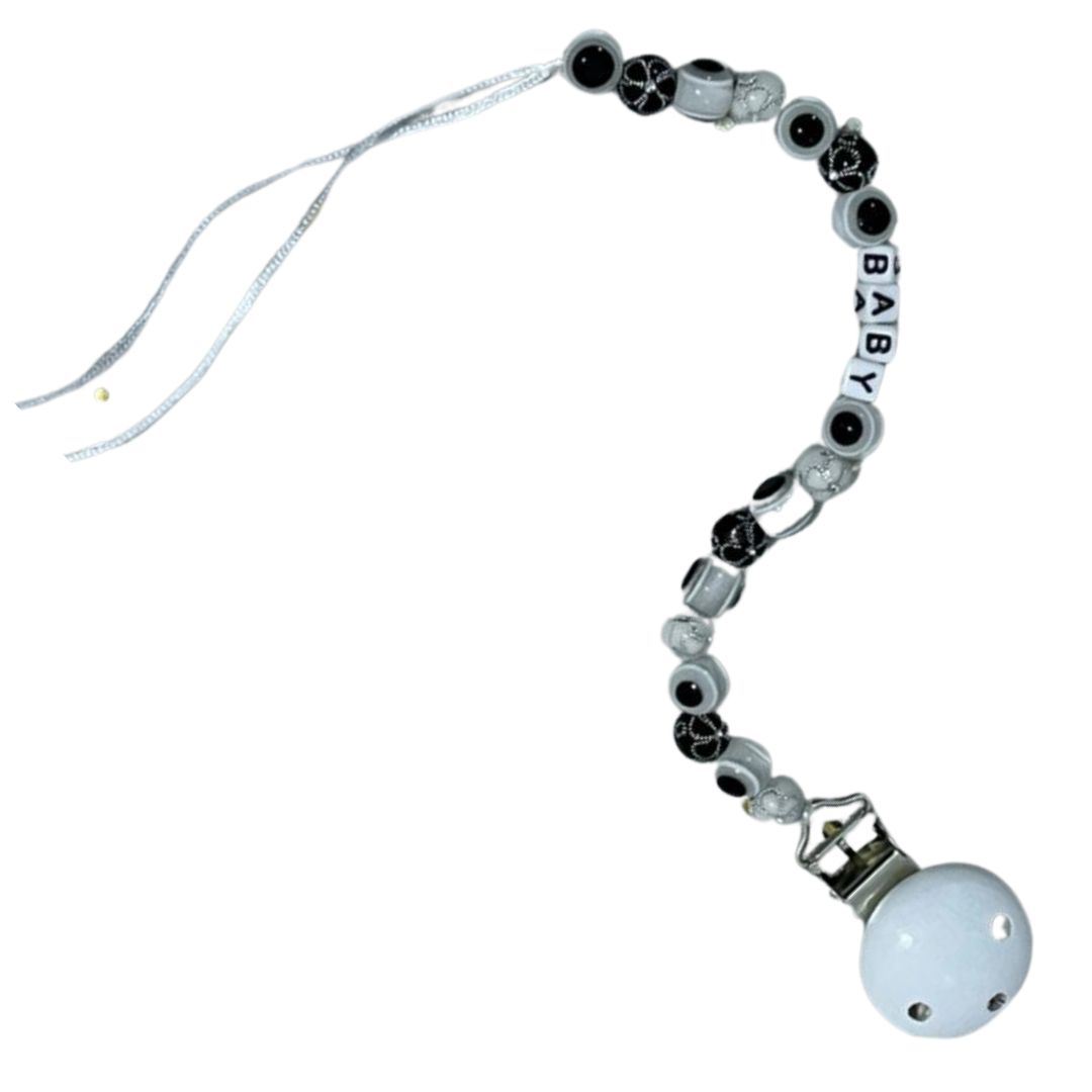 sujetador de chupon para bebe de ojo turco