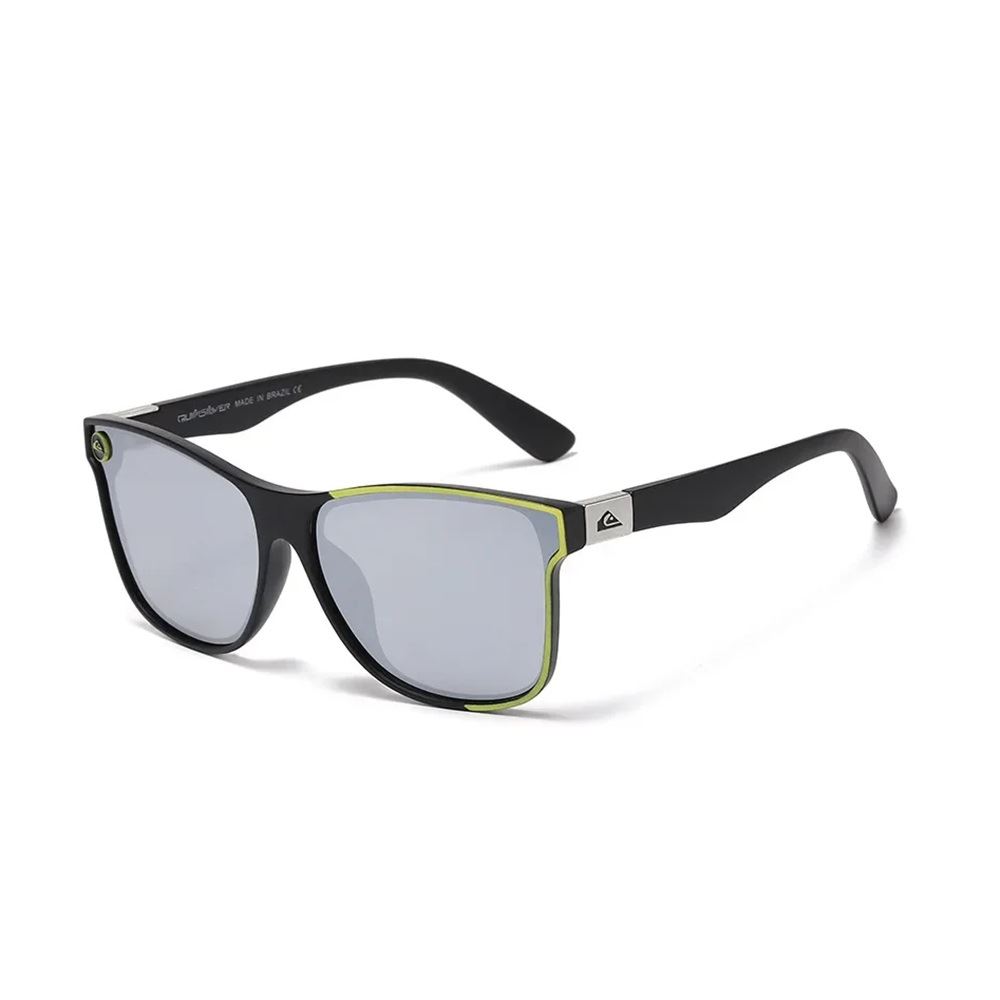 LENTES DE SOL QUIKSILVER DEPORTIVAS OVAL COLOR NEGRO CON DETALLE