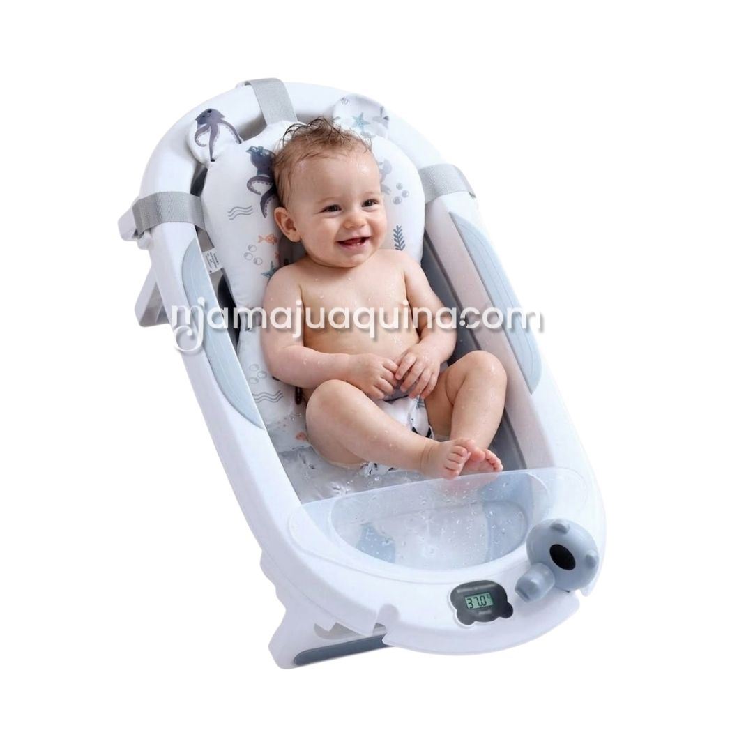 Bañera Plegable para Bebé «NEMO» Colección Premium Light Blue