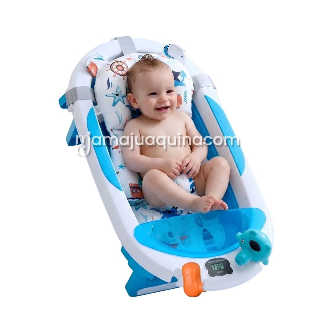 Bañera Plegable para Bebé «NEMO» Colección Premium Sky Blue