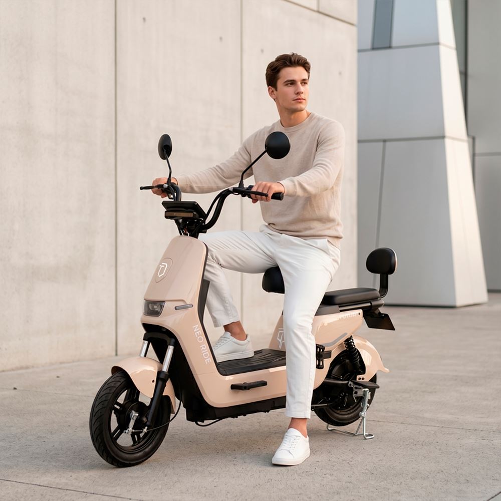 Bicimoto Eléctrica Futur NeoRide Beige