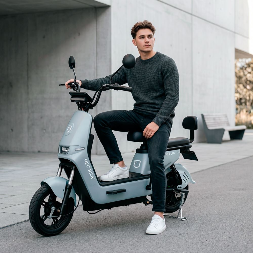Bicimoto Electrica Futur NeoRide Gris