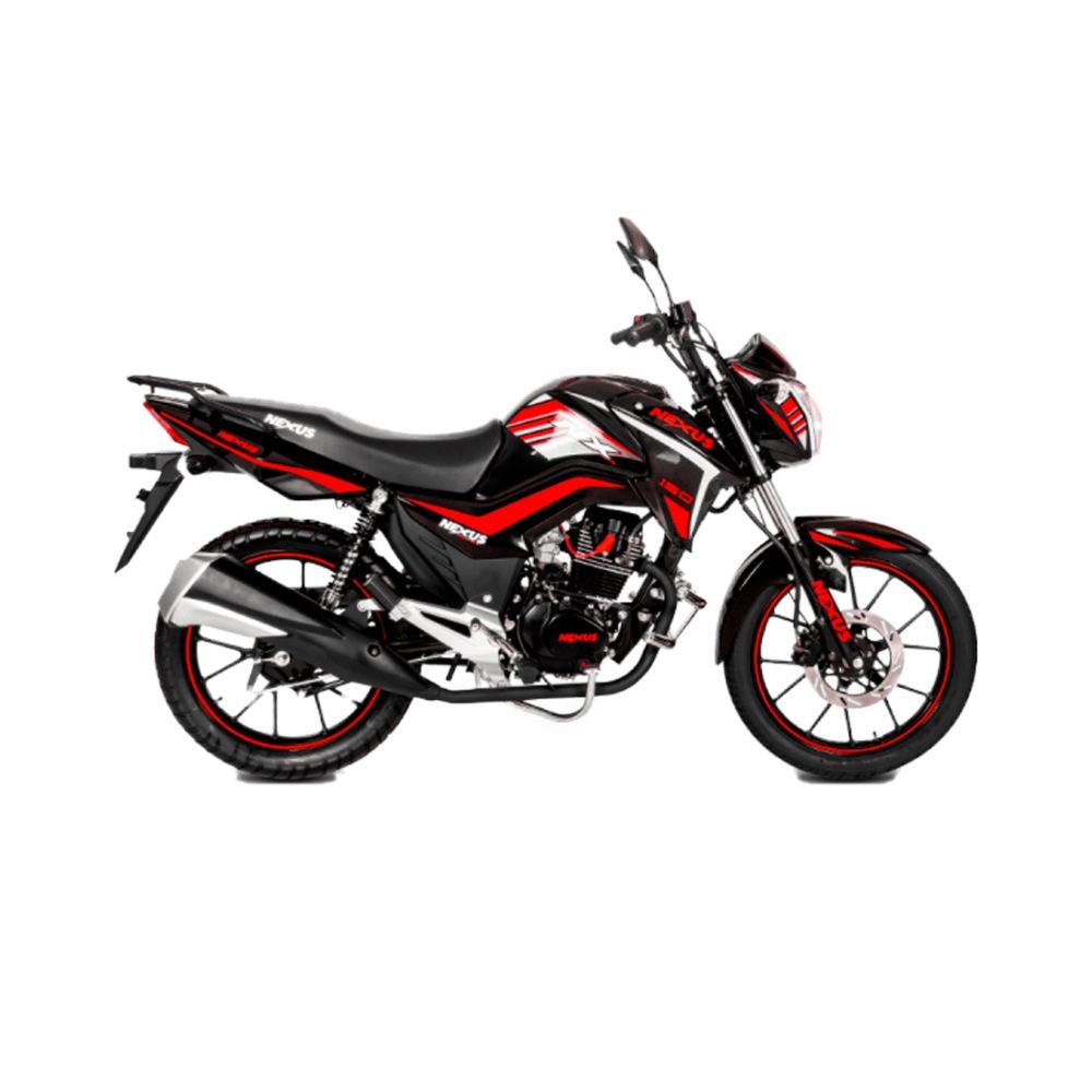 MOTOCICLETA NEXUS 150CB3 NEGRO ROJO