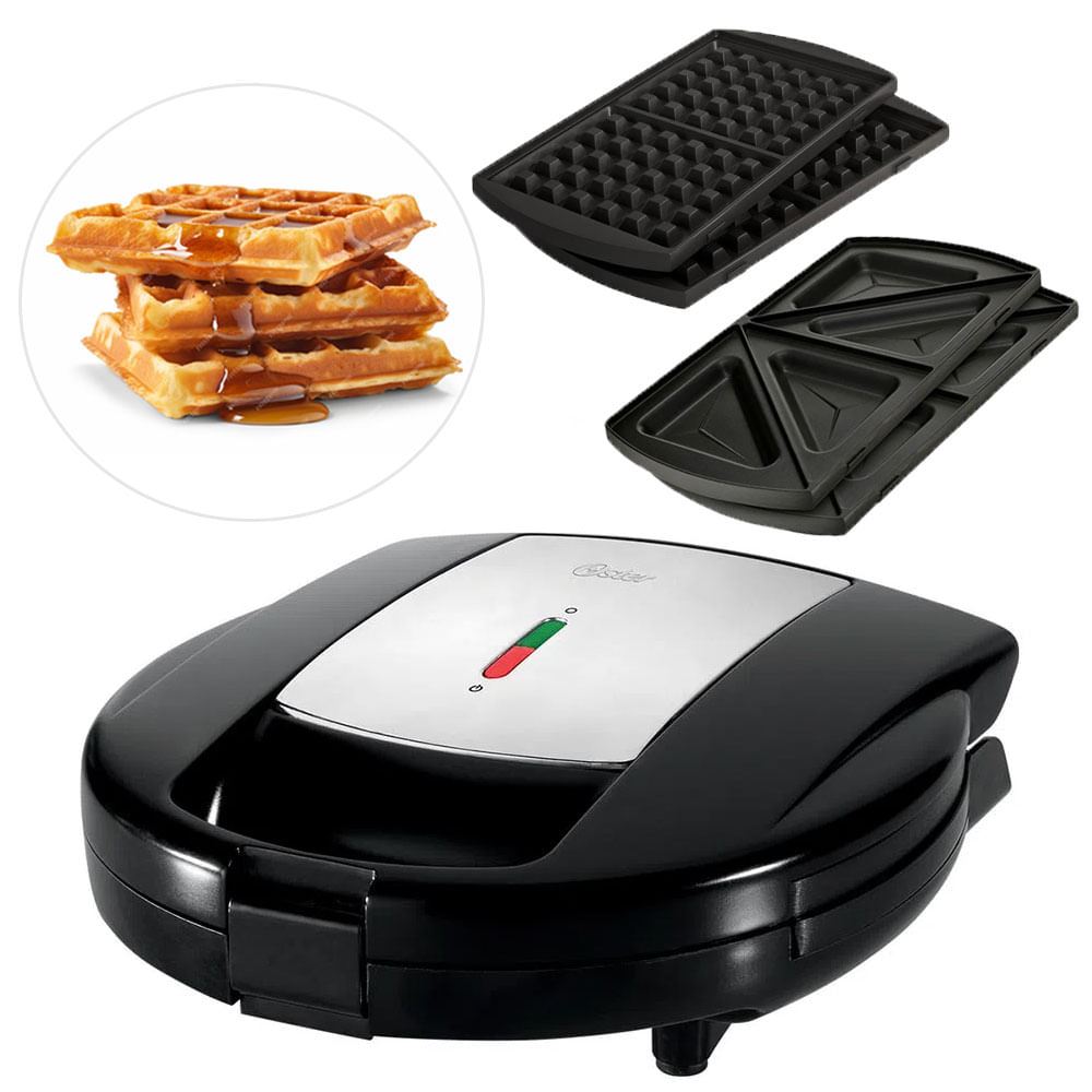 Sandwichera y Waflera Oster CKSTSM3892 Negro
