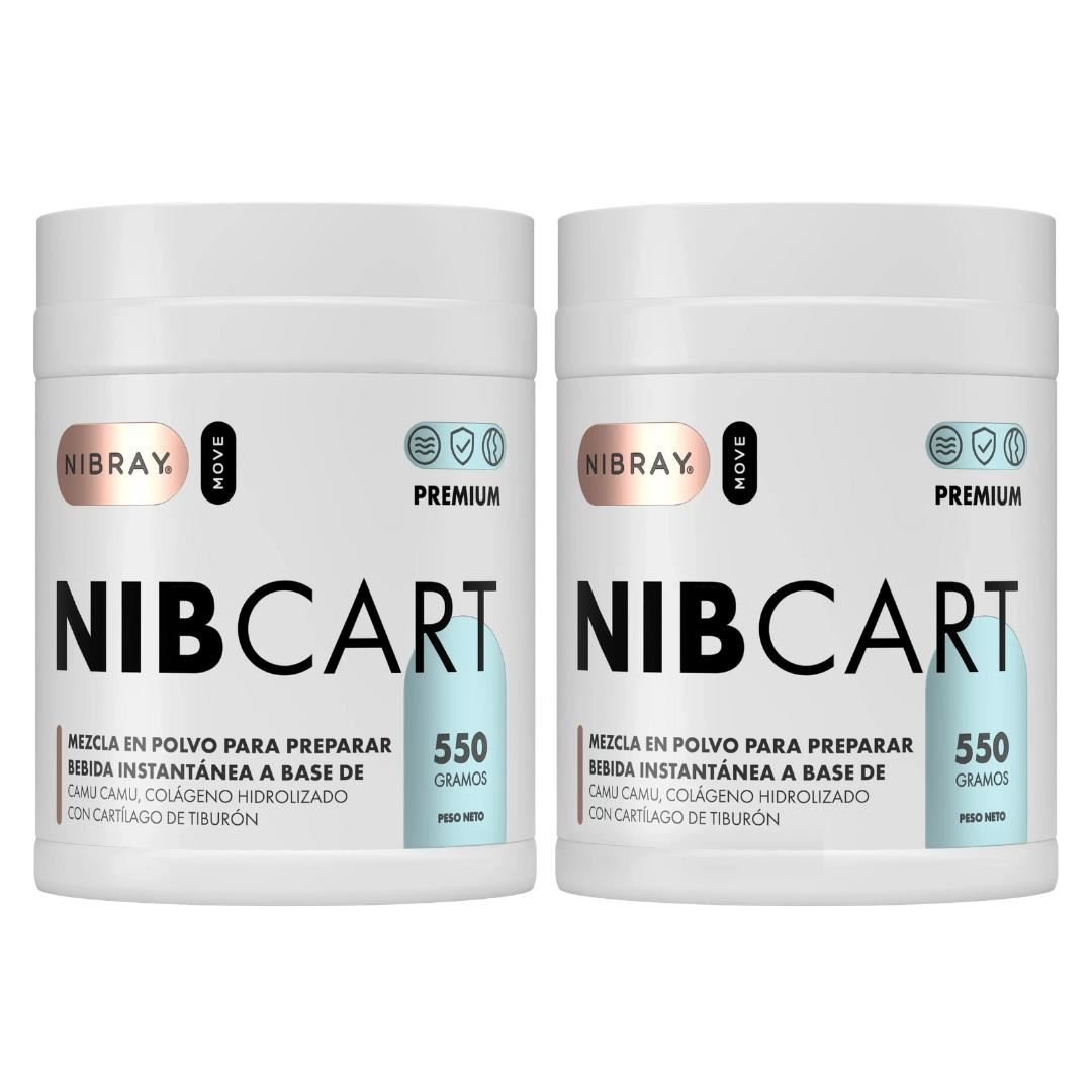 Colageno Hidrolizado con Cartílago de Tiburón Pack 2 Potes NibCart Premium