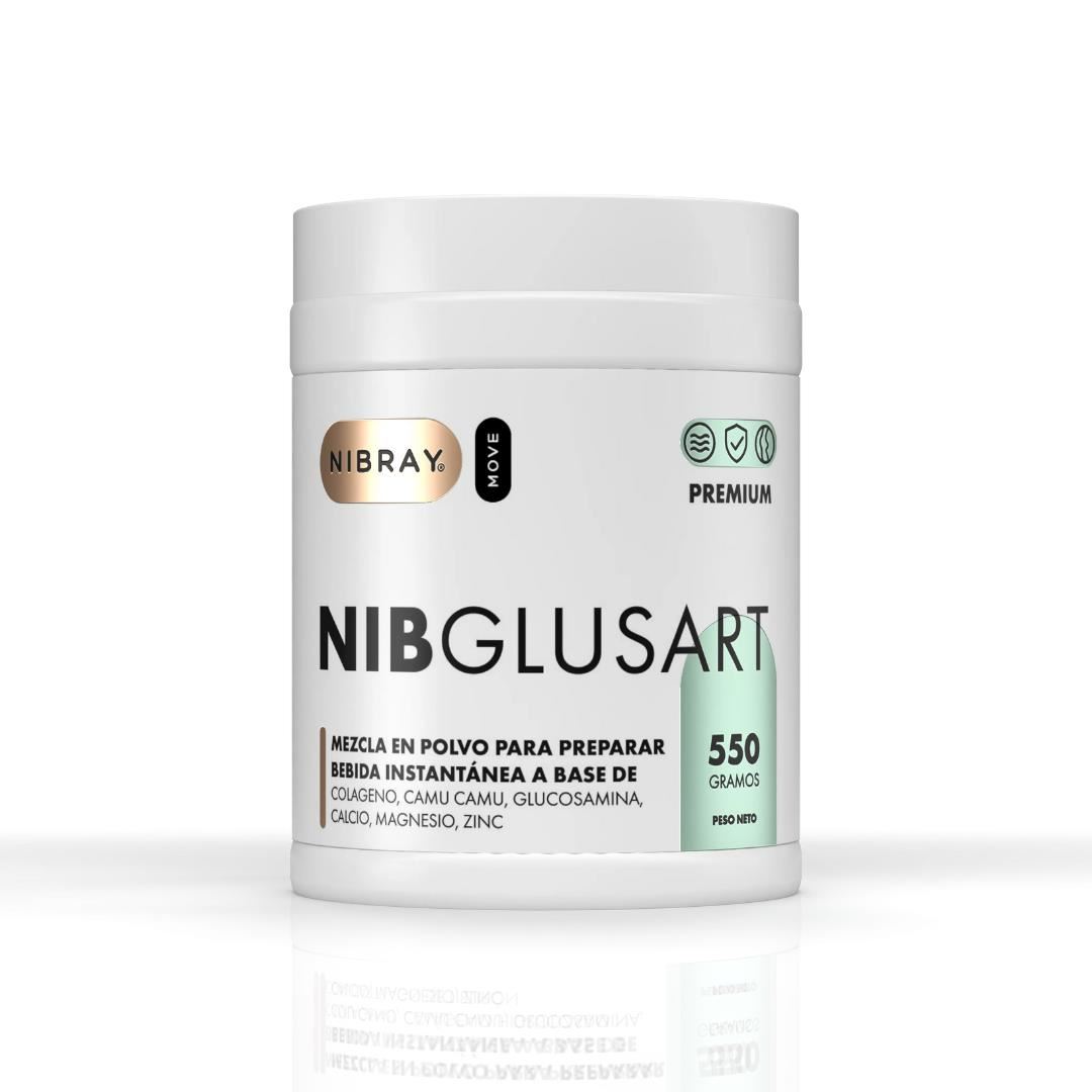 Colageno Hidrolizado con Glucosamina 550 gr NibGlusart Premium