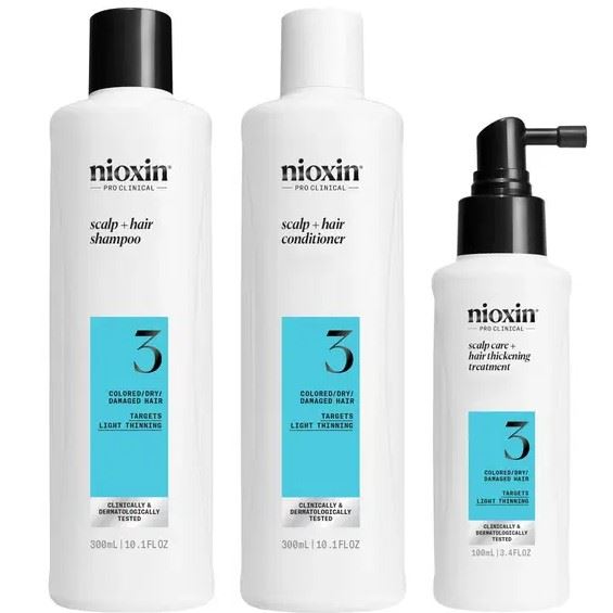 Nioxin-3 Tratamiento Densificador Para Cabello Teñido/seco/dañado 300ml