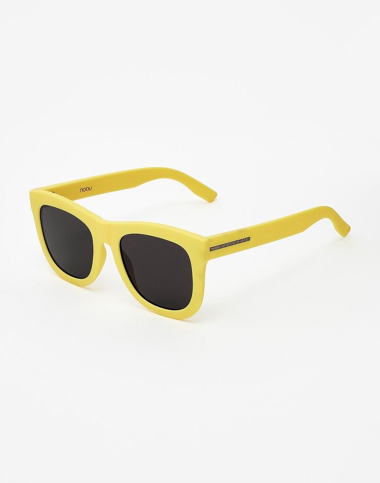 Lentes de Sol Hawkers Nobu Rubber Yellow Dark AF 2017 NOB08AF - Talla 52mm