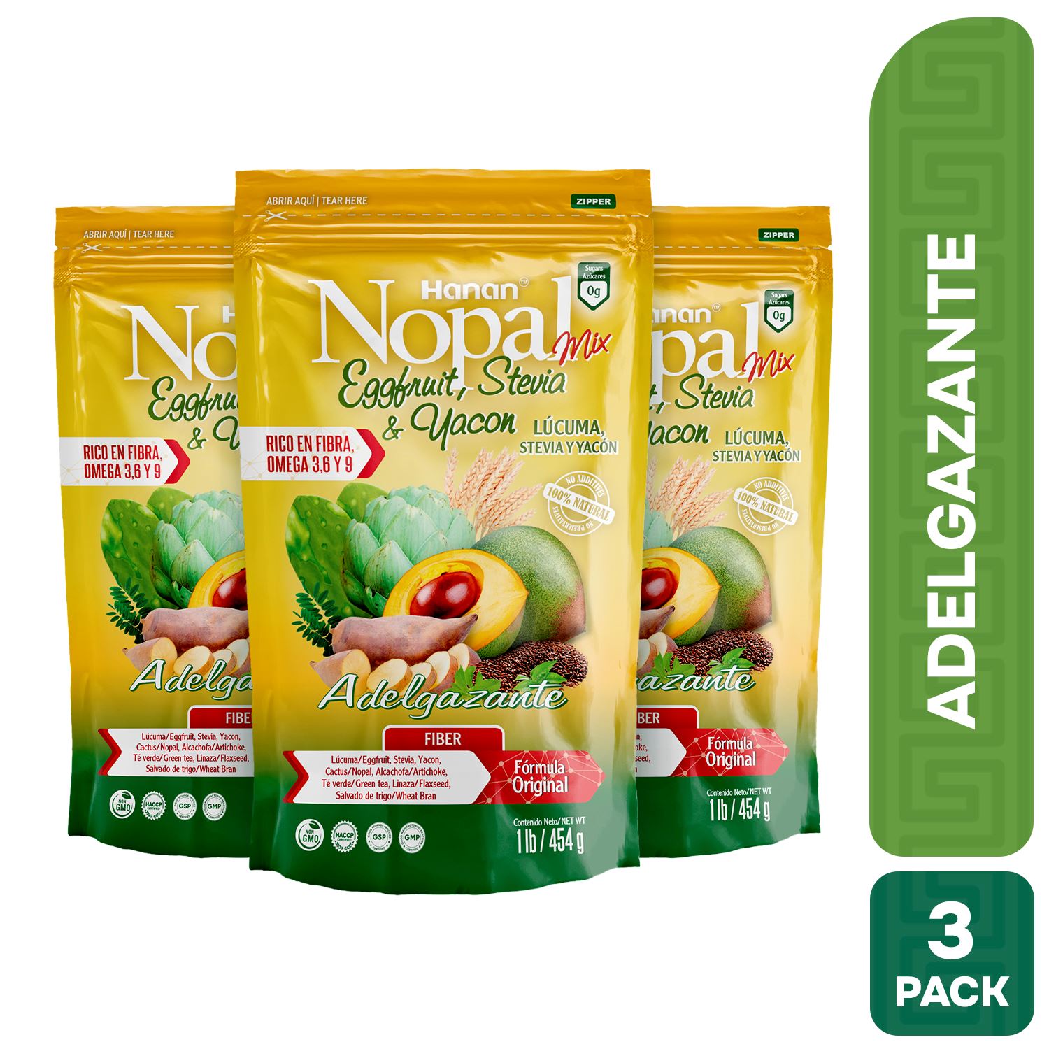NOPALMIX PREMIUM HANAN TRIPACK 454G