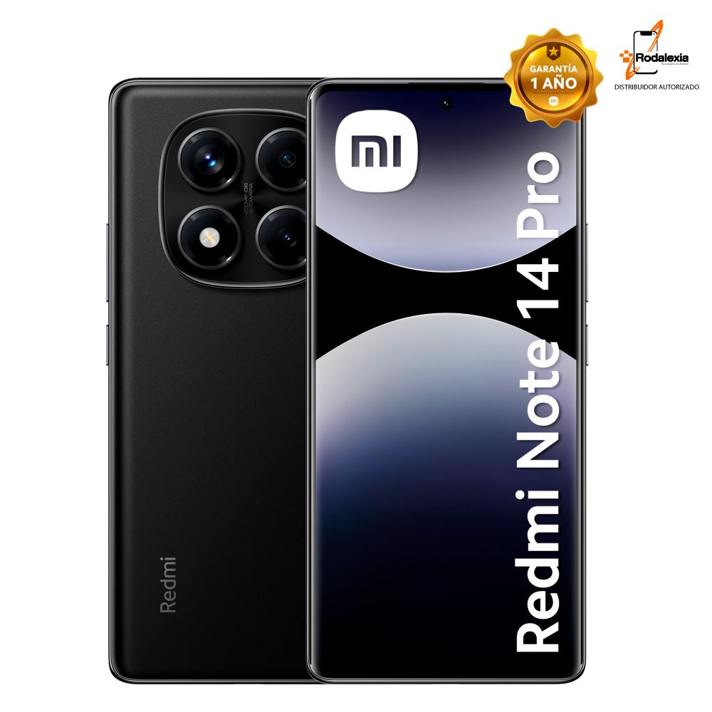 CELULAR XIAOMI REDMI NOTE 14 PRO 4G 8+256GB COLOR NEGRO MEDIANOCHE