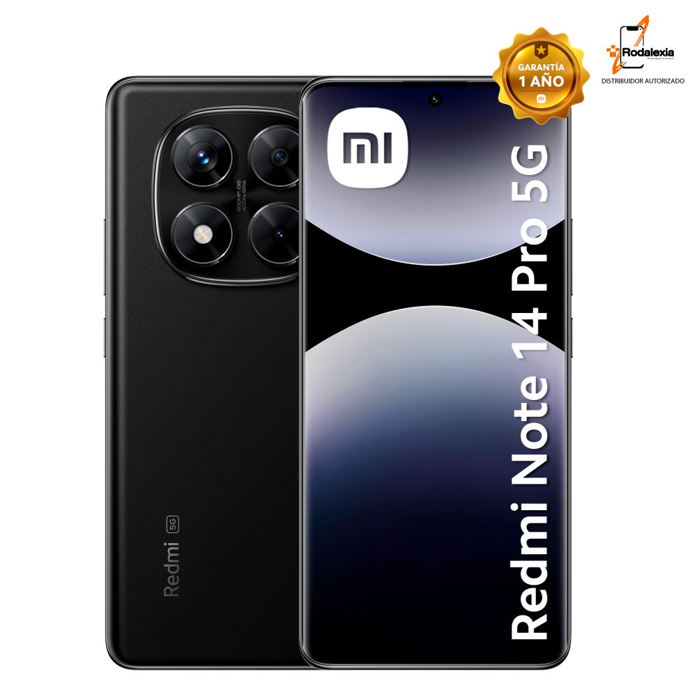 XIAOMI REDMI NOTE 14 PRO 5G 8+256GB COLOR NEGRO MEDIANOCHE