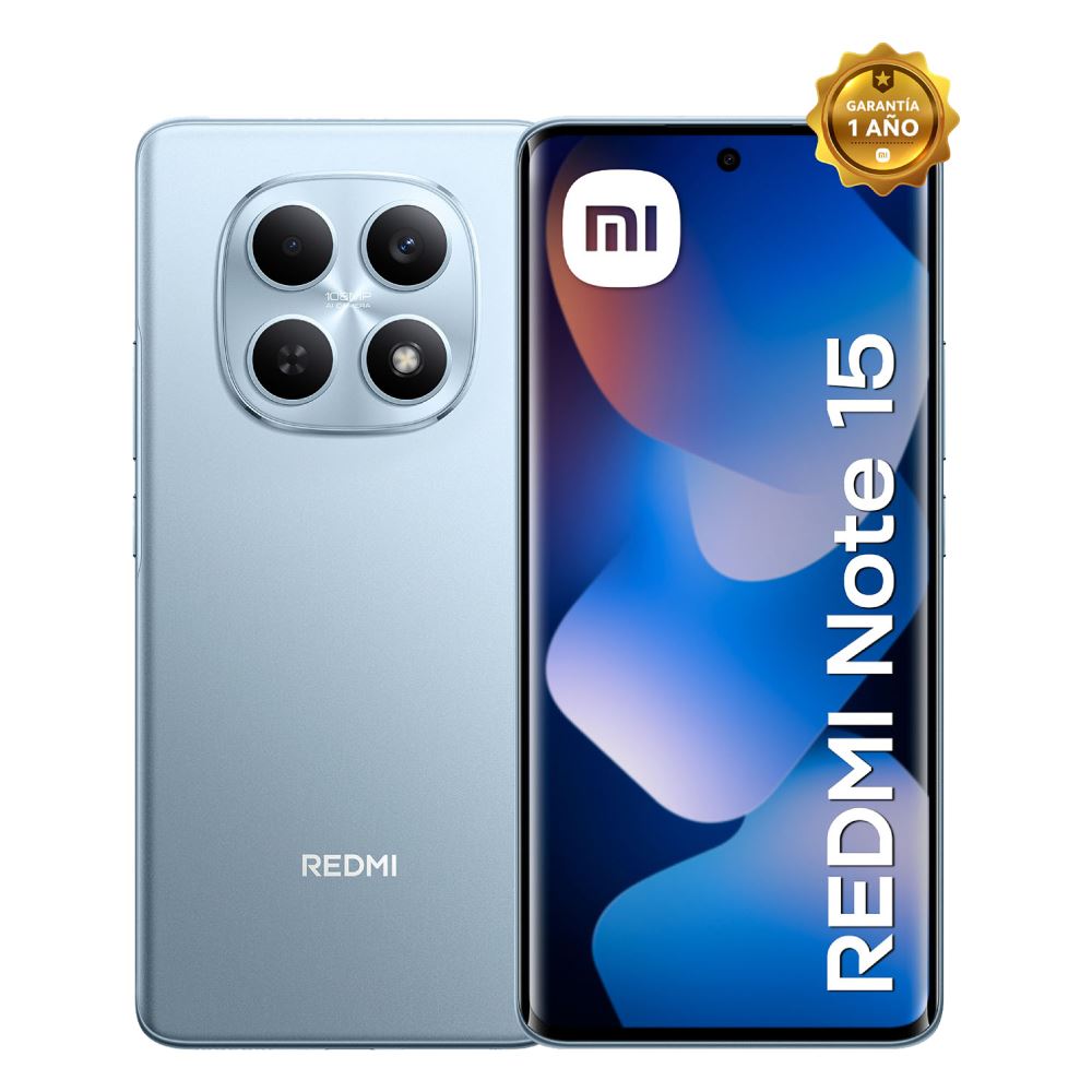 CELULAR XIAOMI REDMI NOTE 15 6GB RAM 128GB ROM COLOR AZUL