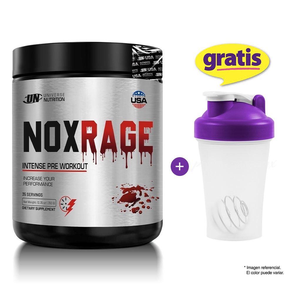 Pre Entreno UN Nox Rage 350 Gr Fruit Punch