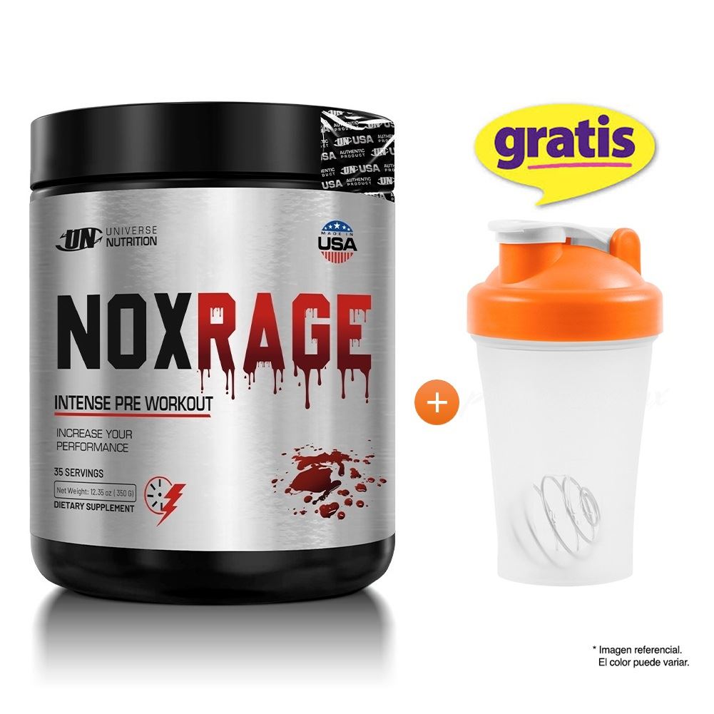 Pre Entreno UN Nox Rage 350 Gr Citrus Punch