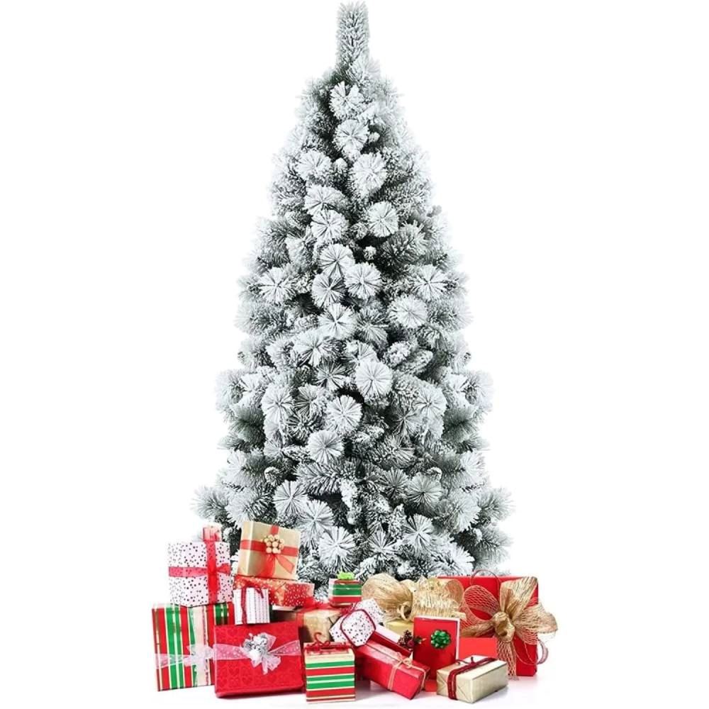 Árbol de Navidad Pino Nevado Americano Rama por Rama 2.40m