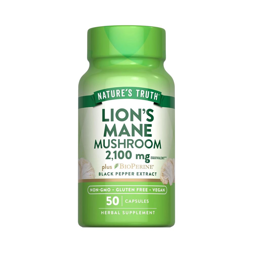 Lion’s Mane 2,100 mg – 50 cápsulas Nature's Truth