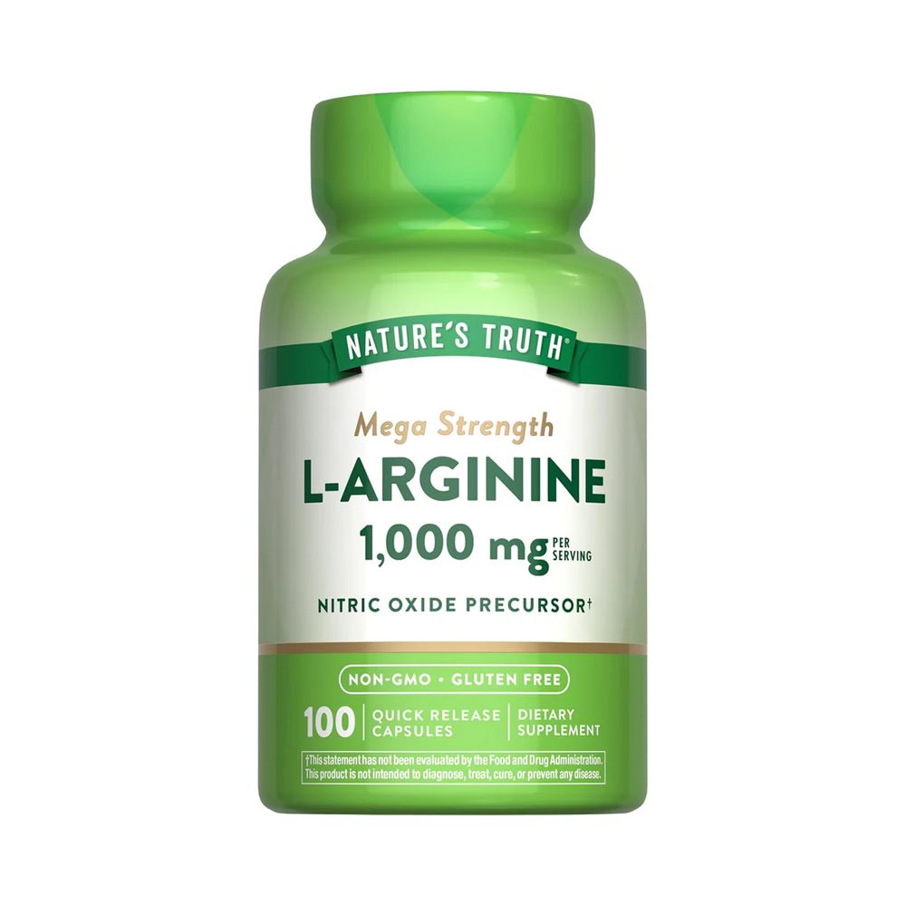 L-Arginina 500 mg – 100 cápsulas Nature's Truth
