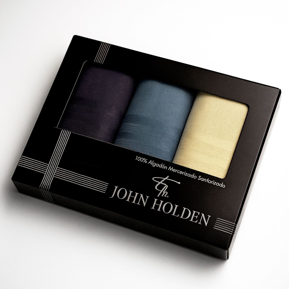 Pack x3 Pañuelos John Holden hombre - Multicolor 3