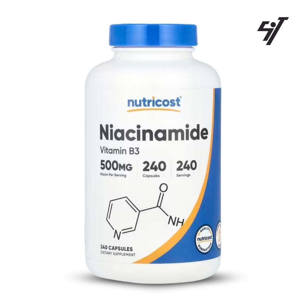 Niacin 500Mg Vitamina B3 Nutricost 240 Capsulas