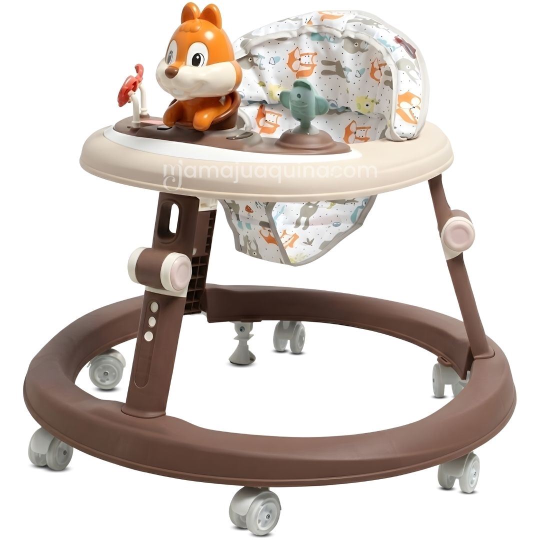 Andador con Tablero Didáctico «NUTTY II» Edición Especial Brown