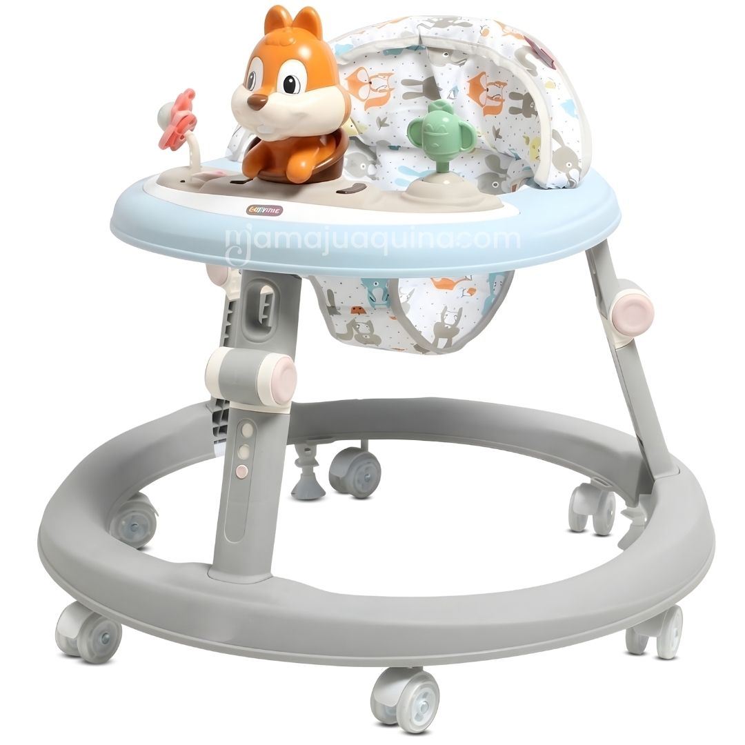 Andador con Tablero Didáctico «NUTTY II» Edición Especial Gray & Light Blue