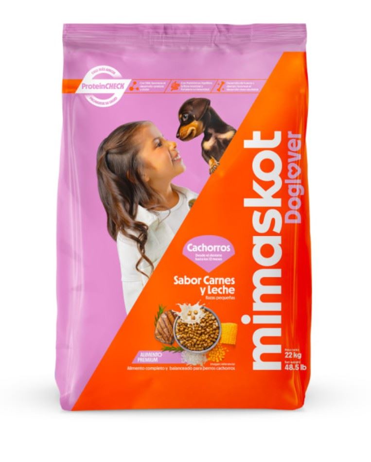 NVO MIMASKOT CACHORROS RAZA PEQUEÑA 22KG