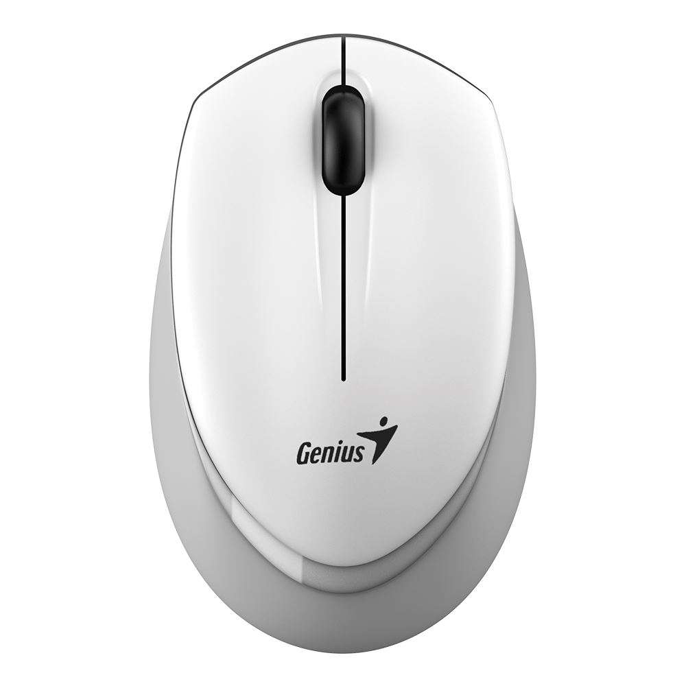 MOUSE GENIUS NX-7009 WIRELESS BLUEEYE ERGONOMICO WHITE GREY