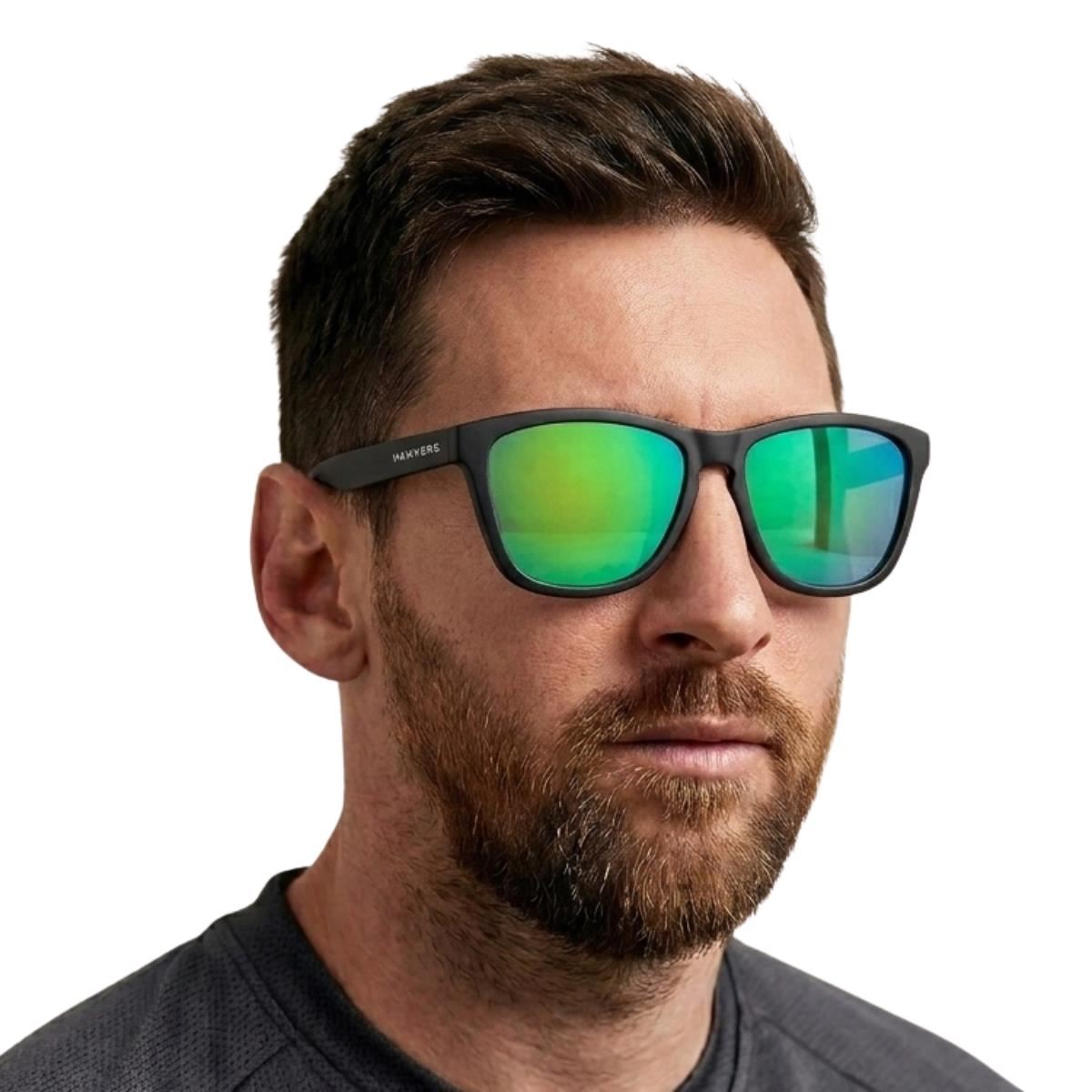 Lentes de Sol Polarizado Hawkers One HOCA22NETP Carbono Verde Espejado Talla 54mm