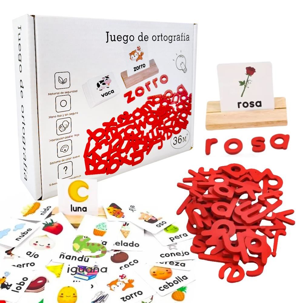 JUEGO DE ORTOGRAFÍA PARA NIÑOS APRENDO A ESCRIBIR Y LEER