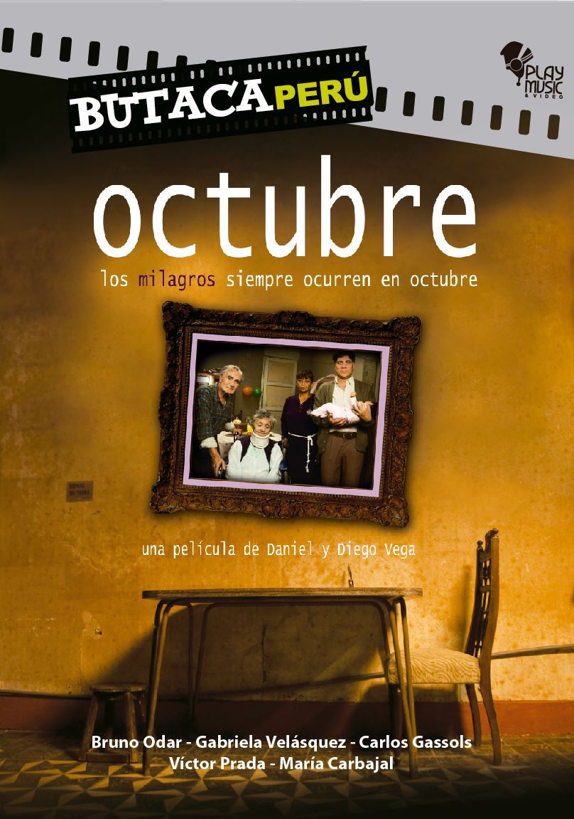 DVD OCTUBRE BUTACA PELÍCULA PERUANA BUTACA PERÚ