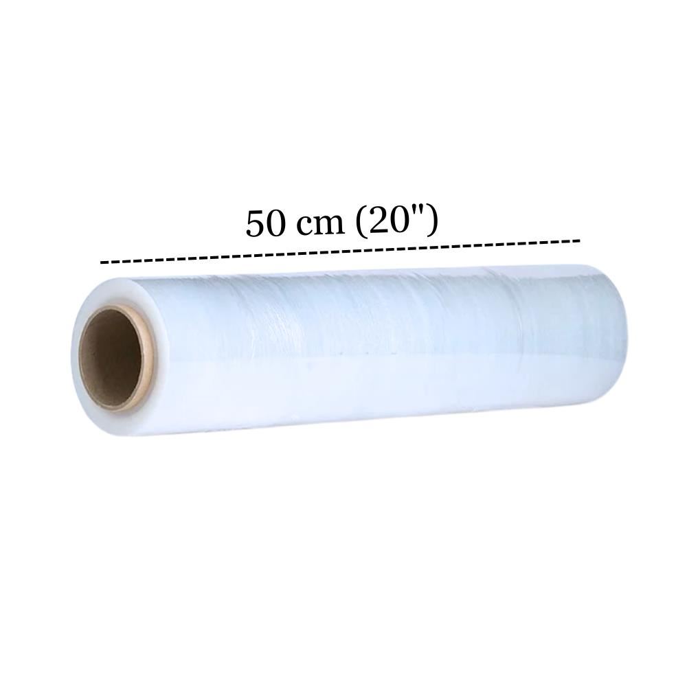 Stretch Film 20" 50 cm de Espesor 20 Micras 2 kg 184 metros Transparente