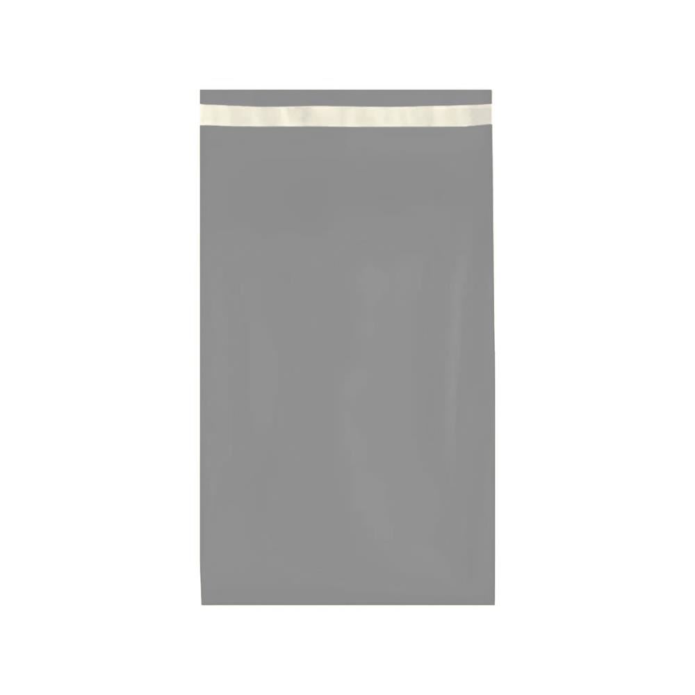 Bolsa para Envíos Ecommerce y Courier 35x50 cm Pack 100 Unidades Polietileno con Cierre Adhesivo de Seguridad Plomo