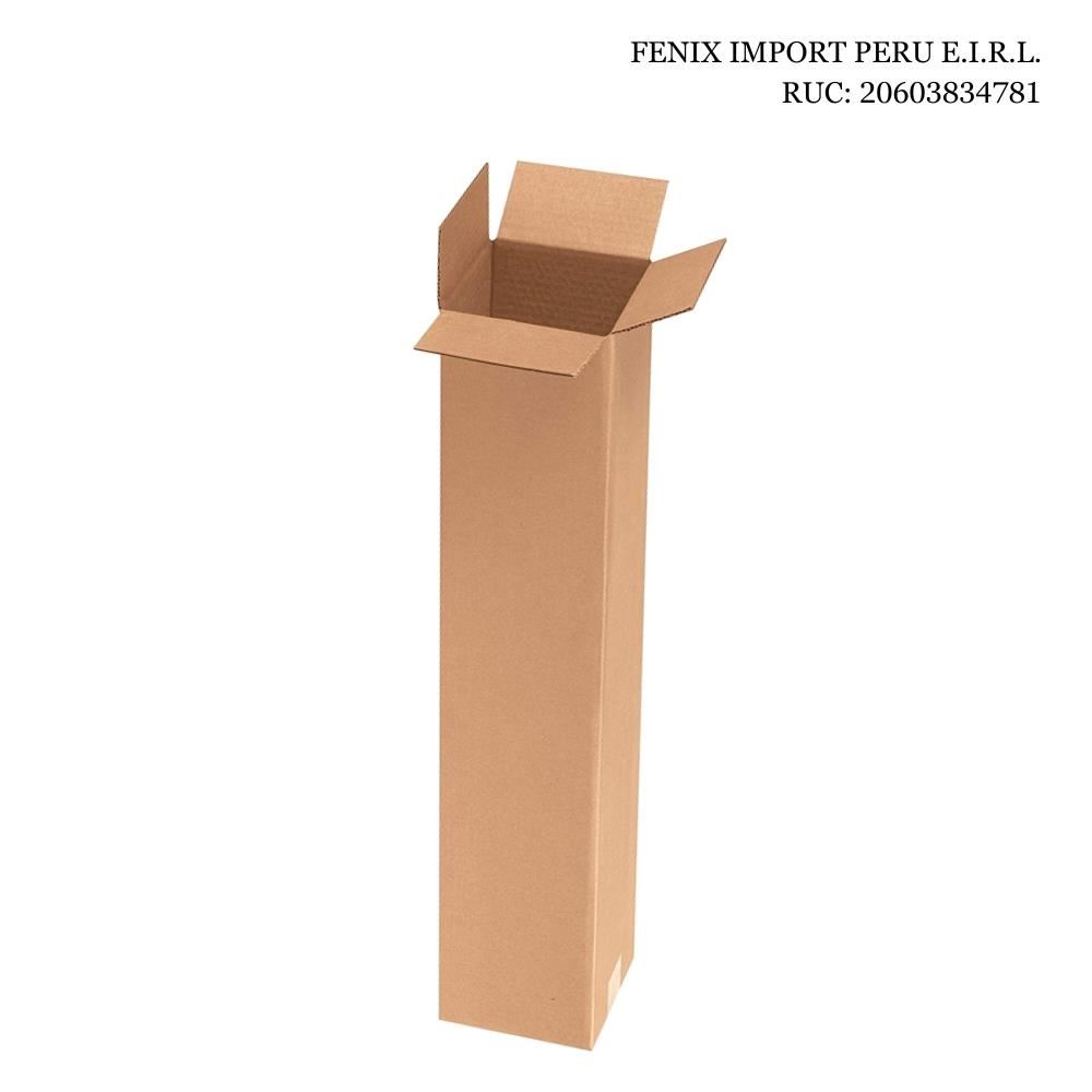Caja Larga 10x14x70 cm Cartón Microcorrugado Ideal para Bastones Pack 50 Unidades