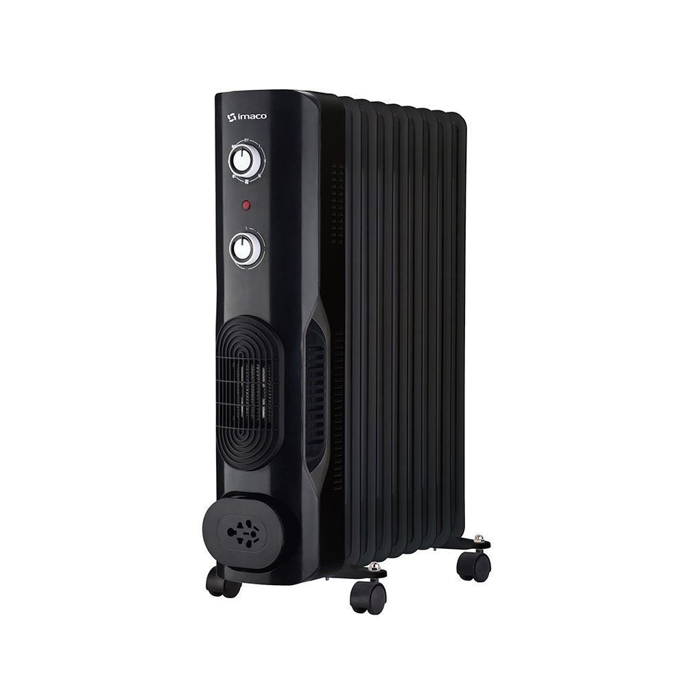 Termoradiador Imaco OFR9NK Eléctrico de 9 Celdas 2250 Watts Negro