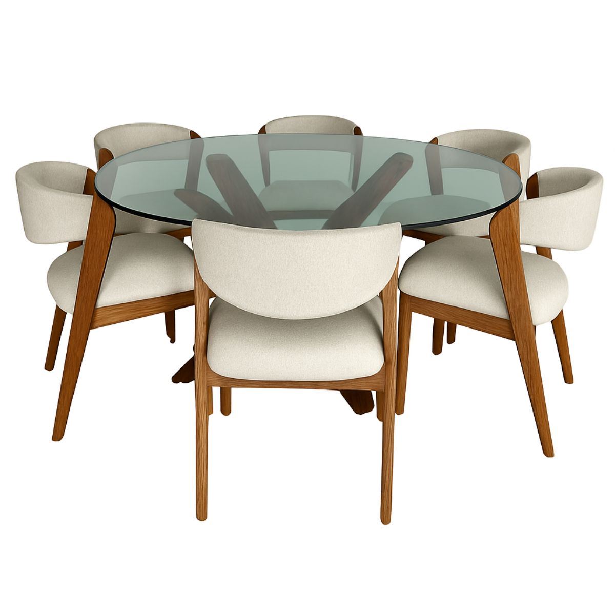 COMEDOR OLIVER 6 SILLAS - FALOTIH 3M - FLT3MCOM109-6