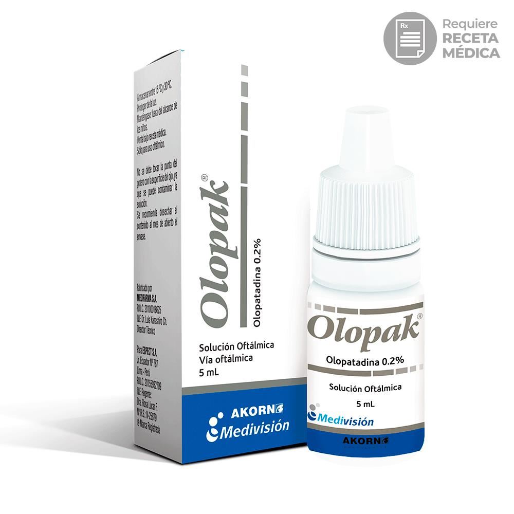 Olopak 0.2% Solución Oftálmica