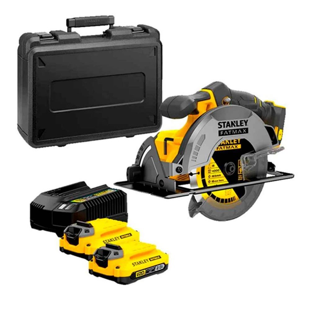 Sierra Circular 7 1/4" (184mm) 20V Fatmax 2 Bat 2.0 Ah Stanley SBC550D2K-B2