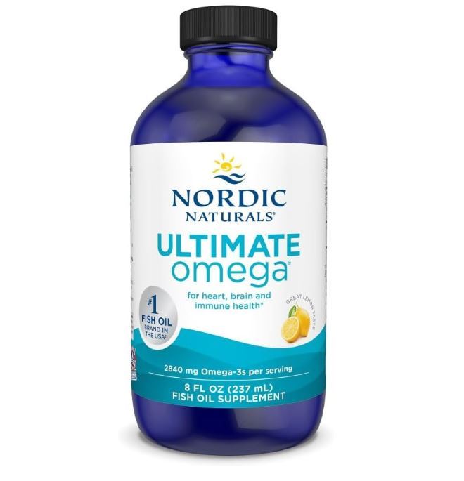 Nordic Naturals Ultimate Omega 2840mg Omega 3 Premium EPA DHA 237ml (sabor limón)