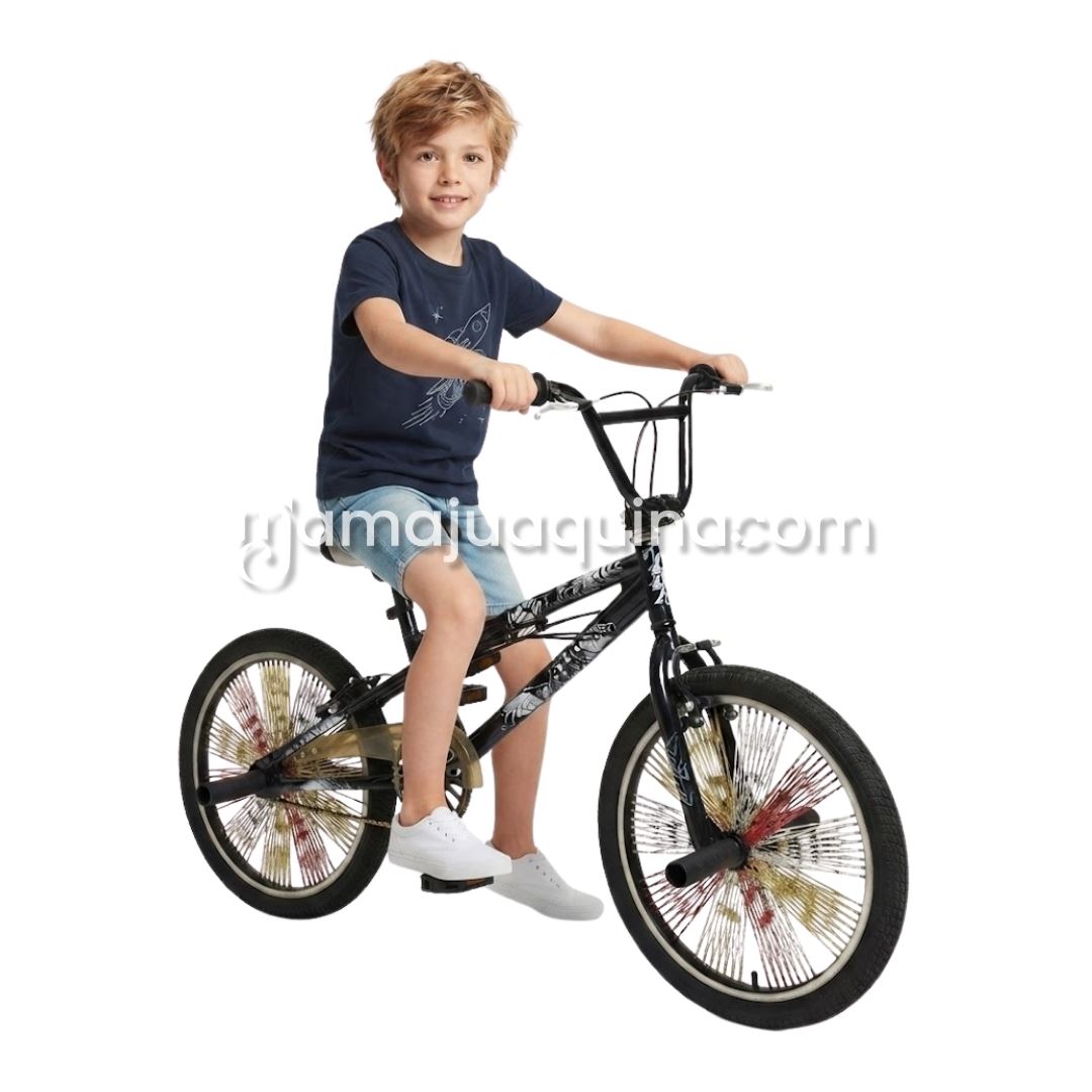 Bicicleta BMX Para Niño «ONE-DI» ARO 20 Colección Exclusiva Black