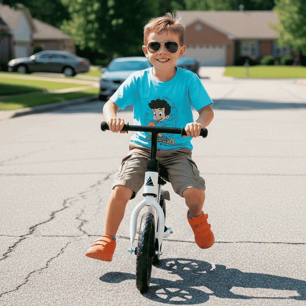 Bicicleta de Balance para Niños Alphavil BX1 Blanco